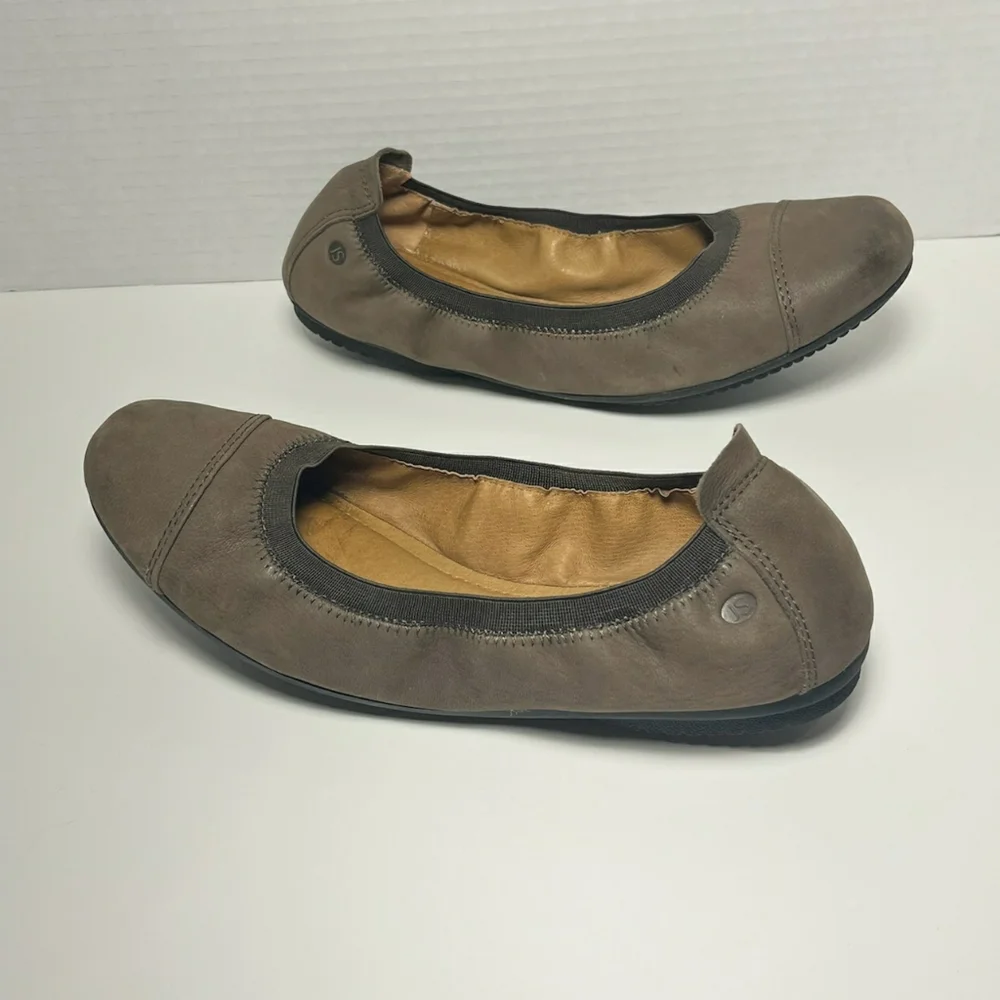 Josef seibel's - brown nubuck ballet flats